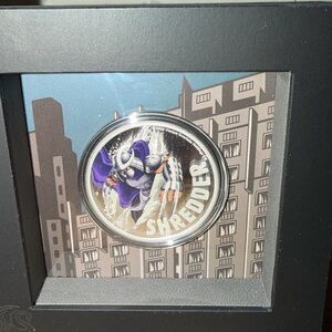 Teenage Mutant Ninja Turtles - Shredder 1 oz Silver Proof Colored Coin